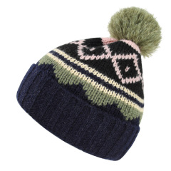 Custom Pom Pom Beanies with Jacquard Logo - Elevate Your Brand in Style