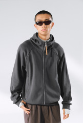 Unisex Custom Grey Hoodie For Streetwear And Casual Wear