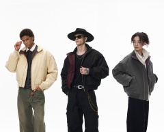 Men's Winter Stand-up Collar Bomber Jacket