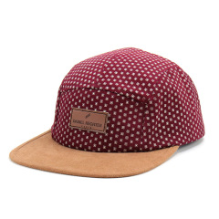 Custom 5 panel hats with Leather patch