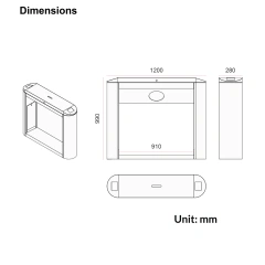 Eco Tripod Turnstile | XE-MSLTT212