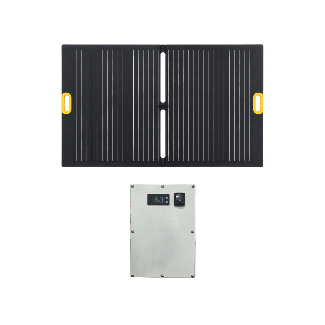 Portable Power Control Box Set c/w Tripod & 120W Flexible Panel | VSL-OPS320180115