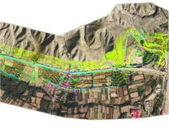 Satellite Remote Sensing GIS for Pipeline Survey Route Selection Layout