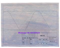 Film de projection de contour de dessin de filetage de tube API 8ème