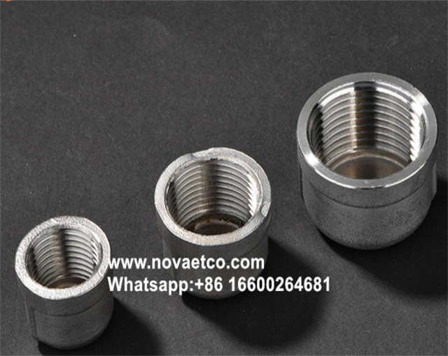 Accesorios de tapa de tubo de acero al carbono de alta presión