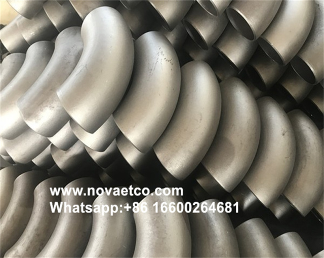 Piezas de tubos de acero al carbono con codos de diámetro reducido