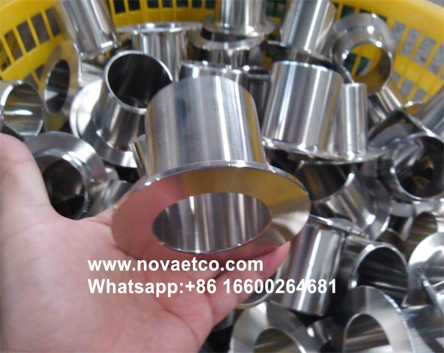 Junta de brida corta de acero inoxidable