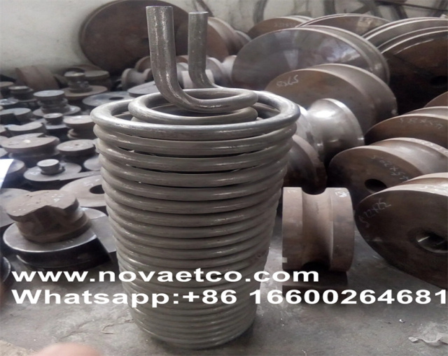 Bobinas de tornillo personalizadas para calderas sin costura