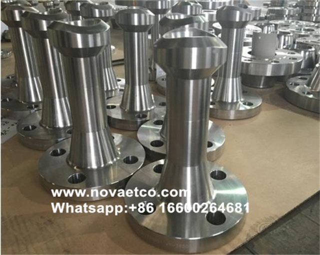 Long neck flange pipe platform
