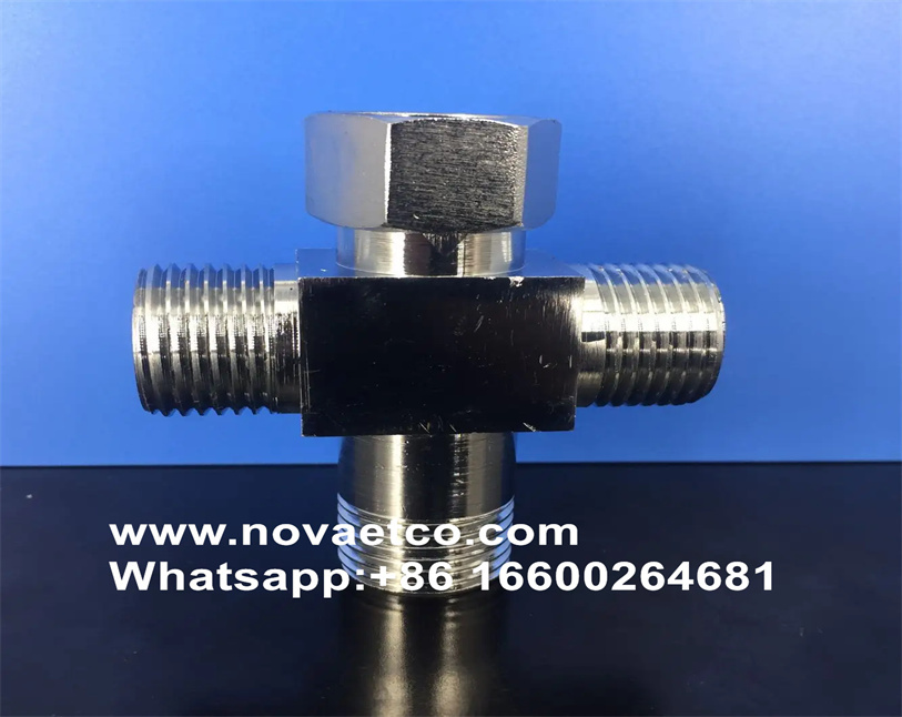 Thickened external thread four-way