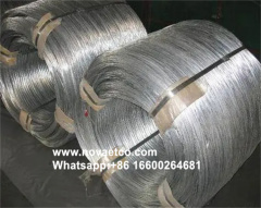 Galvanized steel wire for optical cables