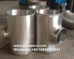 N08810 nickel based alloy reducing tee fittings
