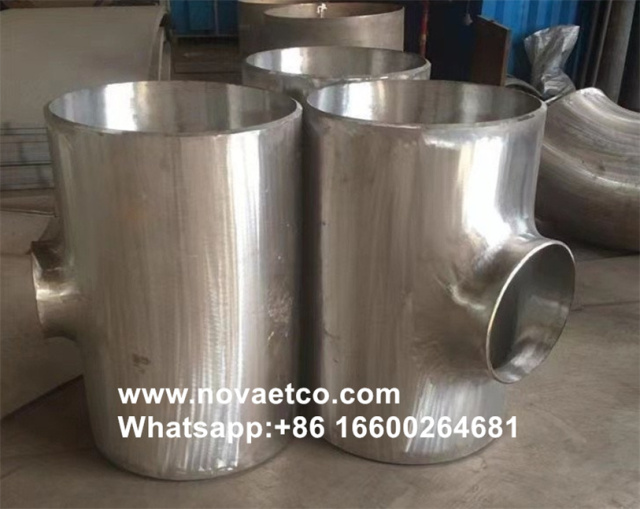 N08810 nickel based alloy reducing tee fittings