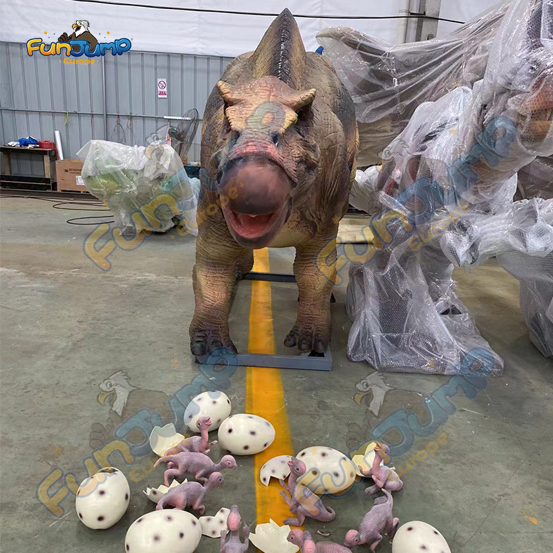 Animatronic Maiasaura Spray & Hyper-realistic for Amusement Park