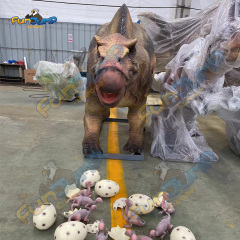 Animatronic Maiasaura Spray & Hyper-realistic for Amusement Park