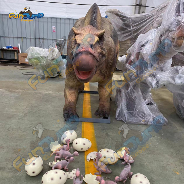 Animatronic Maiasaura Spray & Hyper-realistic for Amusement Park