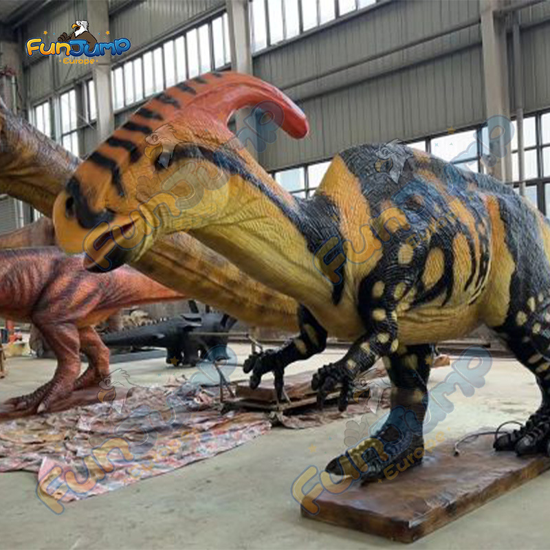 Animatronic Parasaurolophus Spray & Hyper-realistic for Dinosaur Park