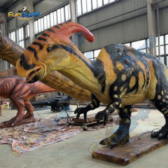 Animatronic Parasaurolophus Spray & Hyper-realistic for Dinosaur Park