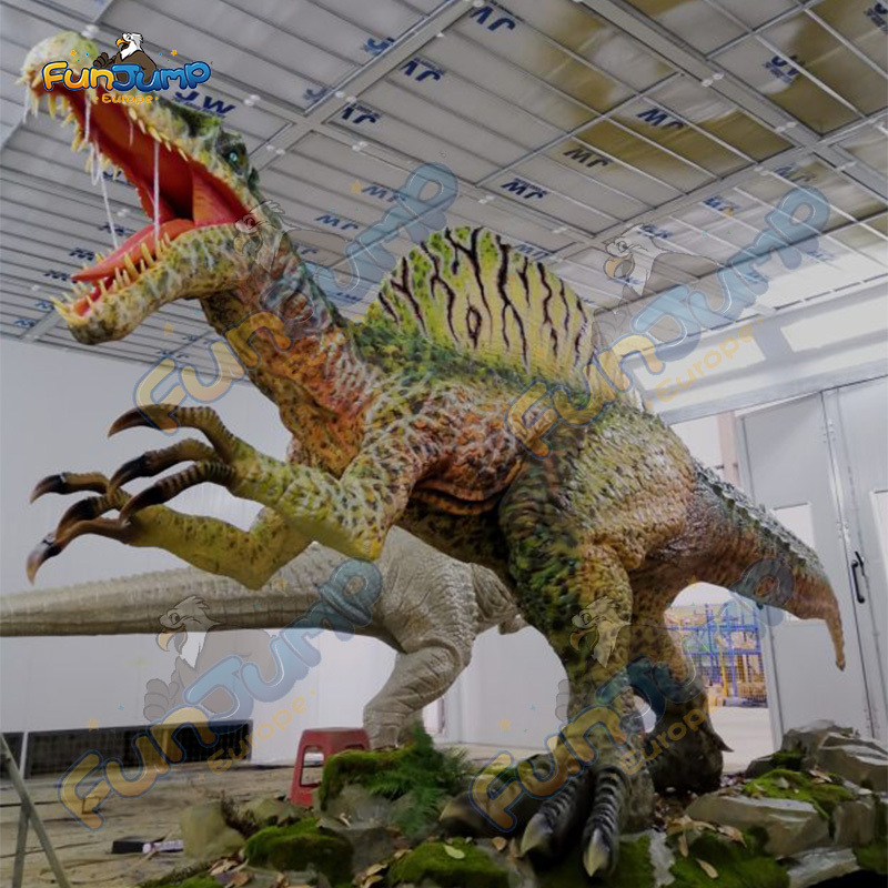 Electronic Spinosaurus Spray & Customizable for Shopping Mall