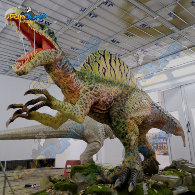 Electronic Spinosaurus Spray & Customizable for Shopping Mall