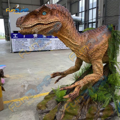 Simulation Velociraptor Hea Customizable & Hyper-realistic for Dinosaur Park