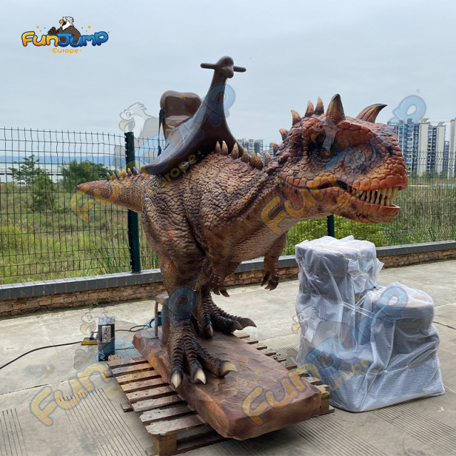 Simulation Riding Bull Dragon Water spray & Hyper-realistic for Dinosaur Park