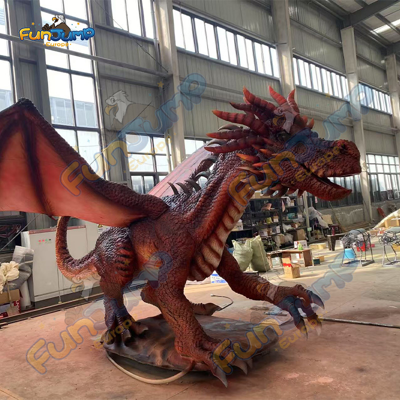 ElectronicA Flying Dragon That Sprays Air Water spray & Customizable for Amusement Park