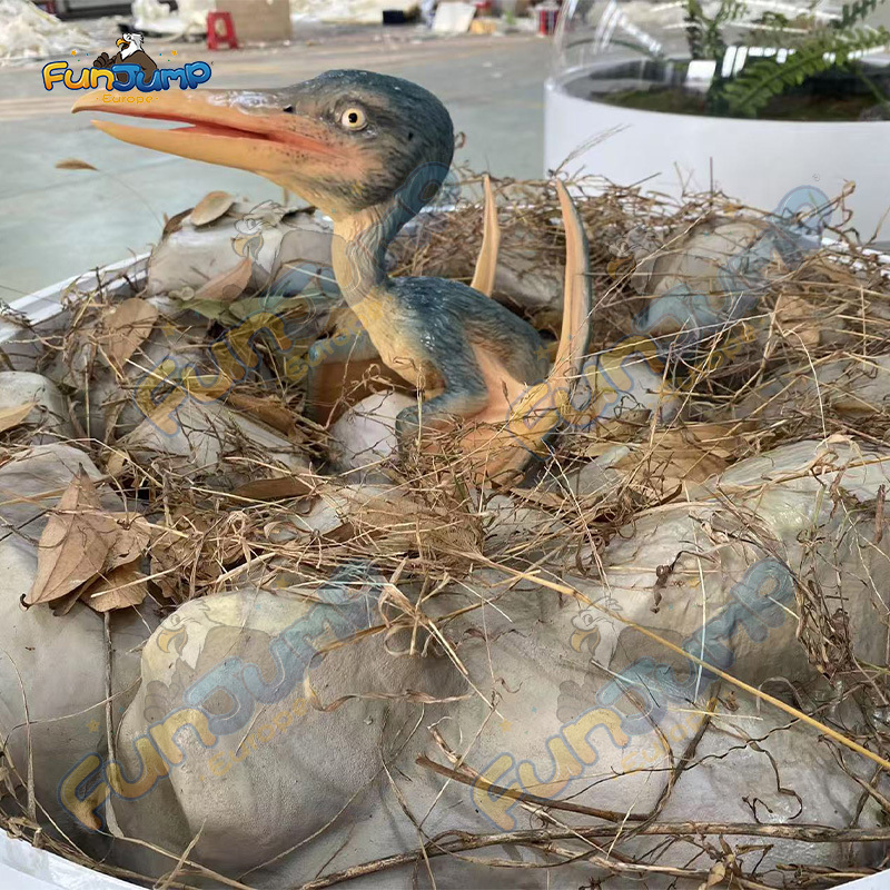 Animatronic Pterosaur Incubator Customizable & Hyper-realistic for Amusement Park