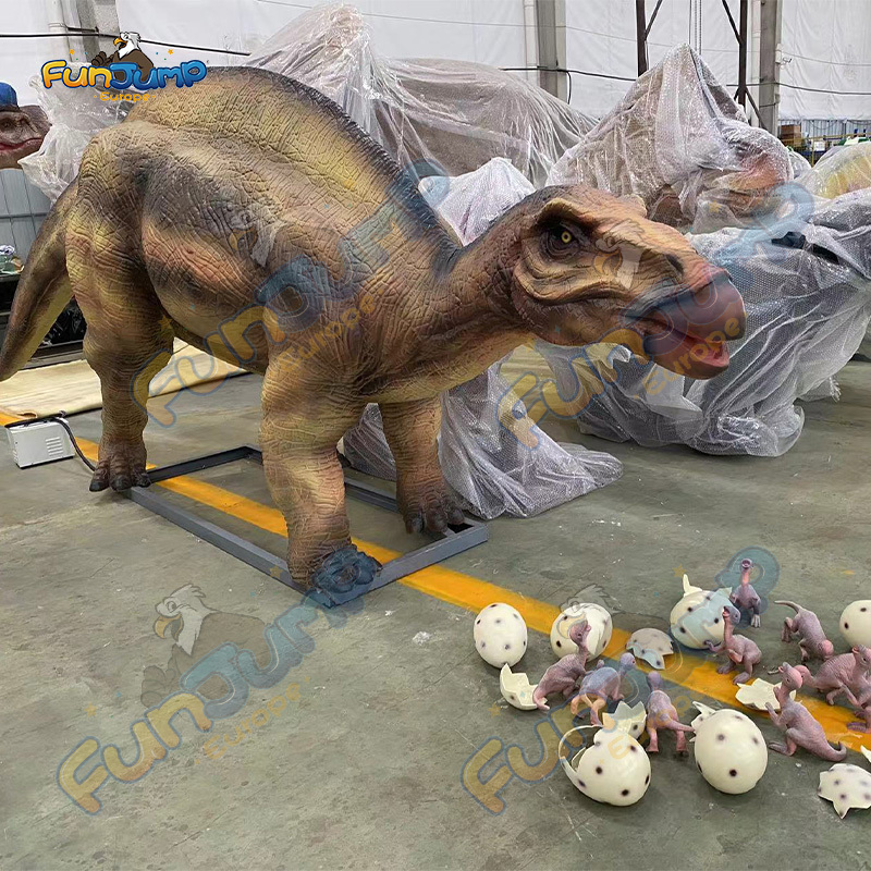 Animatronic Maiasaura Spray & Hyper-realistic for Amusement Park