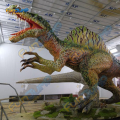 Electronic Spinosaurus Spray & Customizable for Shopping Mall