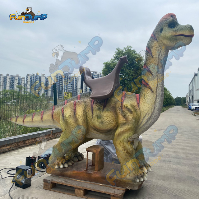 Electronic Ride a Brachiosaurus Spray & Hyper-realistic for Shopping Mall