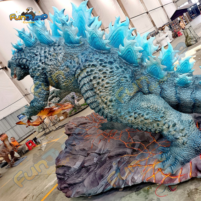 Animatronic Godzilla Water spray & Hyper-realistic for Dinosaur Park