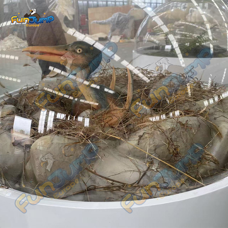 Animatronic Pterosaur Incubator Customizable & Hyper-realistic for Amusement Park