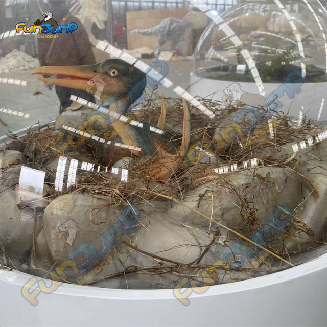 Animatronic Pterosaur Incubator Customizable & Hyper-realistic for Amusement Park