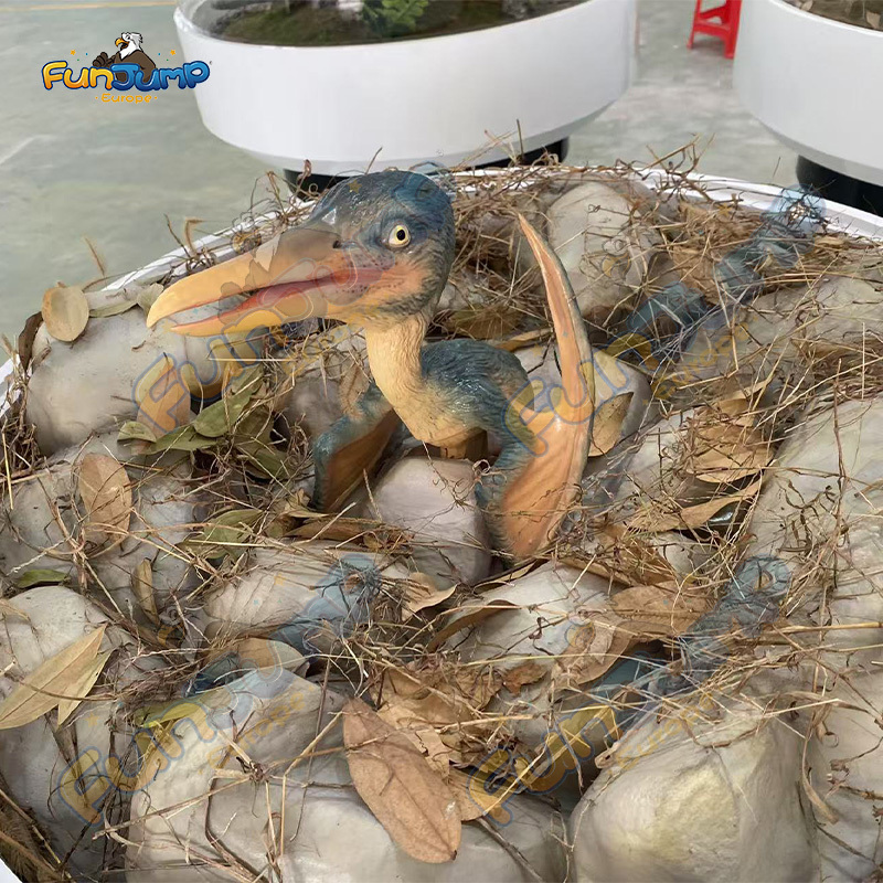 Animatronic Pterosaur Incubator Customizable & Hyper-realistic for Amusement Park