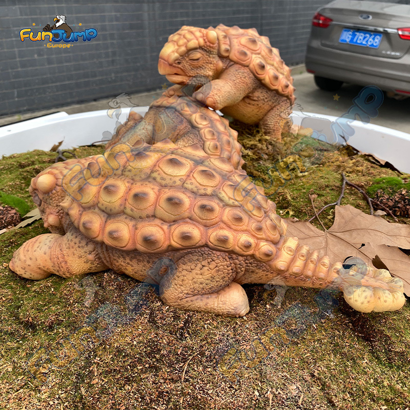 Electronic Ankylosaur With Screen Incubator Water spray & Customizable for Dinosaur Park