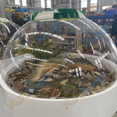 Animatronic Velociraptor incubator Customizable & Hyper-realistic for Dinosaur Park