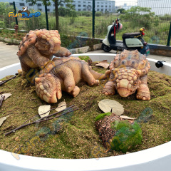 Electronic Ankylosaur With Screen Incubator Water spray & Customizable for Dinosaur Park