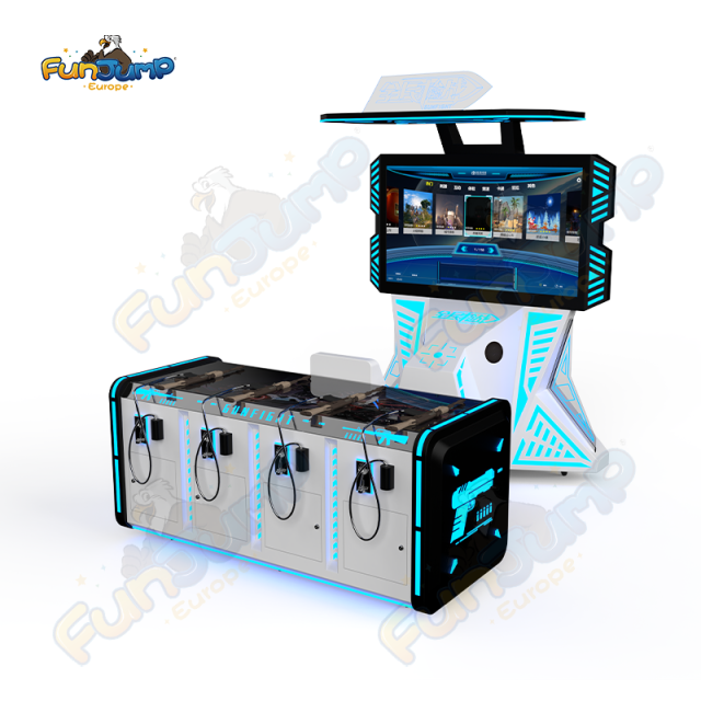 Gunfight Hero 4 Player Motion Simulator Commercial VR Cinema System