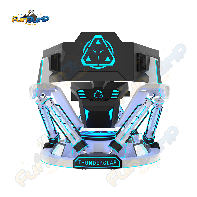 Thunderclap 6 DOF Racing Car Motion Simulator Commercial VR Cinema System