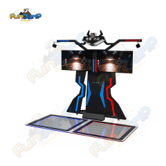 VR Battle B1 2 Player Motion Simulator Commercial VR Cinema System