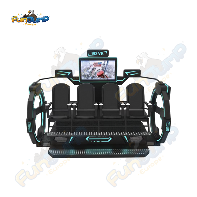VR Cinema C3 4 Seat Motion Simulator Commercial VR Cinema System