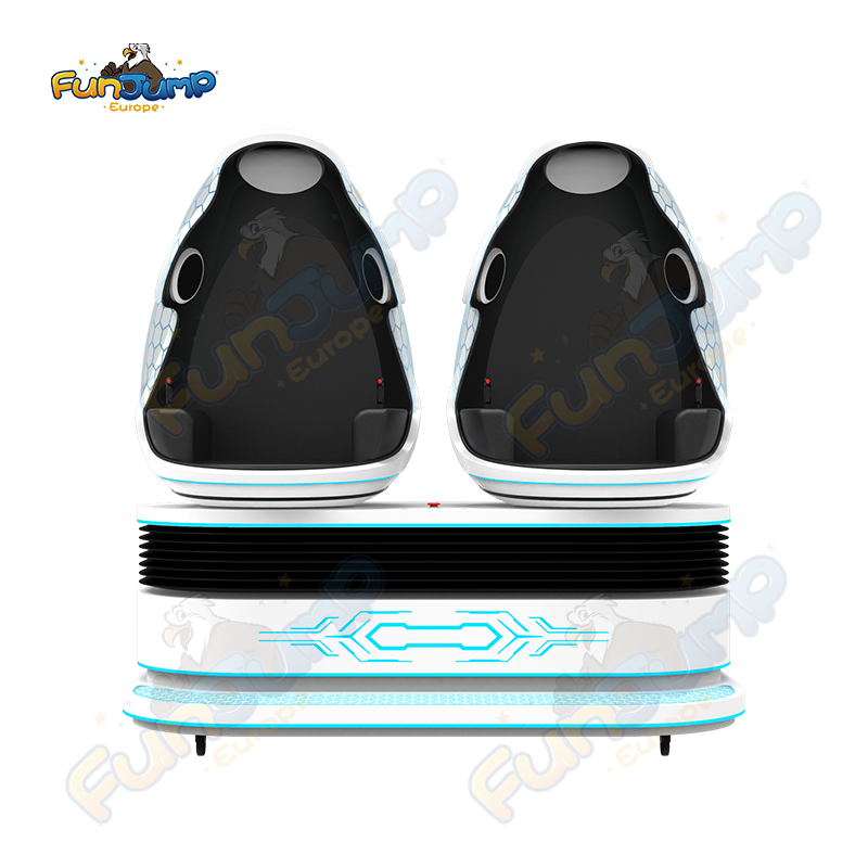 VR Dino Egg Chair 2 Seat Motion Simulator Commercial VR Cinema System