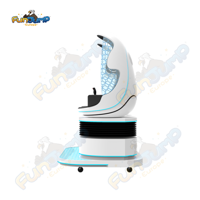 VR Dino Egg Chair 2 Seat Motion Simulator Commercial VR Cinema System