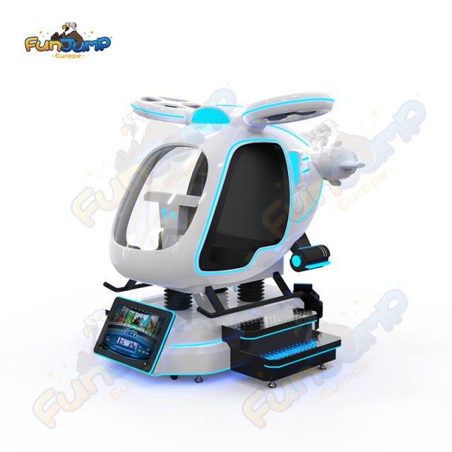 VR Helicopter 2 Seat Motion Simulator Commercial VR Cinema System