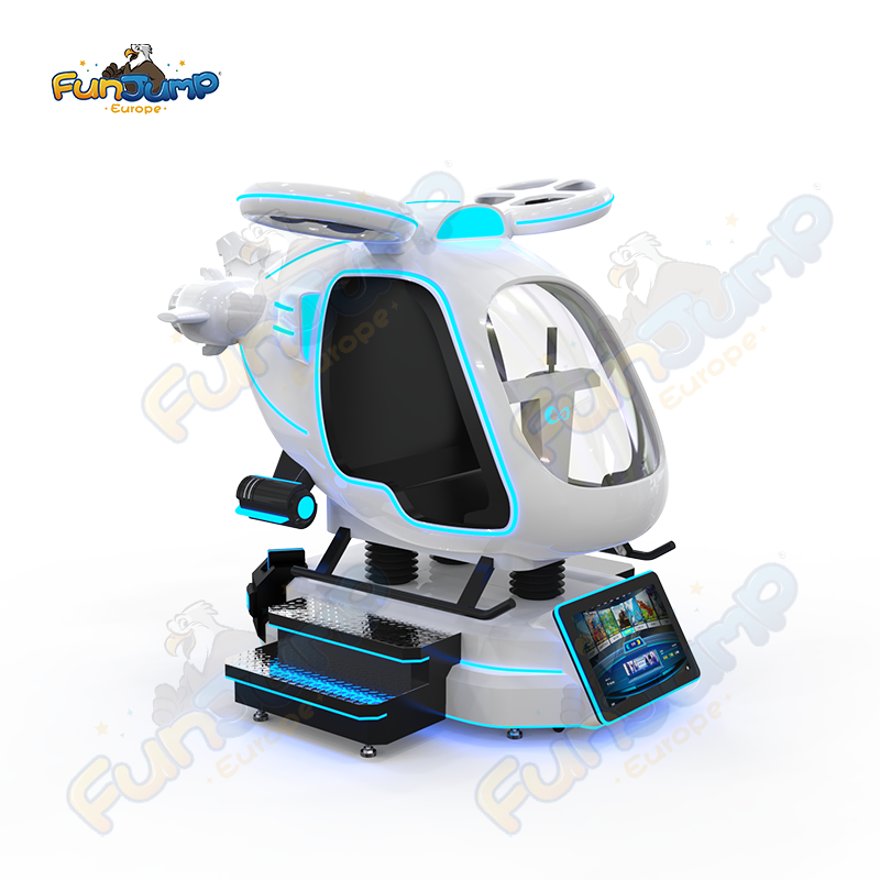 VR Helicopter 2 Seat Motion Simulator Commercial VR Cinema System
