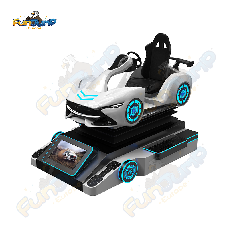 VR Karting 2 Seat Motion Simulator Commercial VR Cinema System