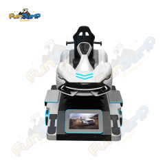 VR Karting 2 Seat Motion Simulator Commercial VR Cinema System