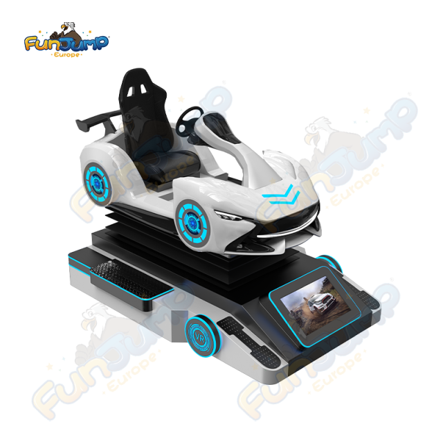 VR Karting 2 Seat Motion Simulator Commercial VR Cinema System
