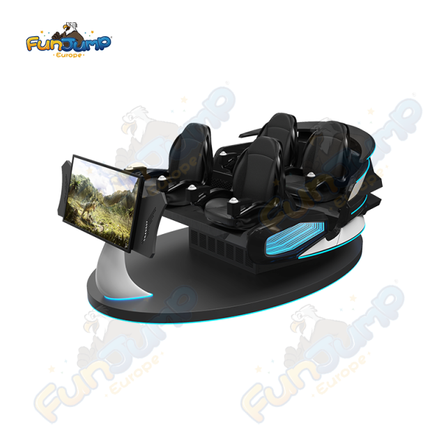 VR Thunder Cinema 4 Seat Motion Simulator Commercial VR Cinema System